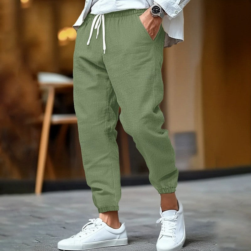 Men'S Pants Summer Breathable Cuff Pants